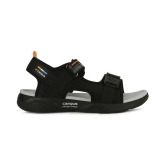 Campus Black Synthetic Floater Sandals - None