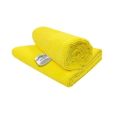 SOFTSPUN Microfiber Cloth - 2 pcs - 40x60 cms - 340 GSM Yellow - Thick Lint & Streak-Free Multipurpose Cloths - Automotive Microfibre Towels for Car Bike Cleaning Polishing Washing & Detaili