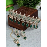 Sukkhi Green Alloy Necklace Set ( Pack of 1 ) - Green