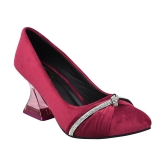 Shoetopia - Red Women''s Pumps Heels - None