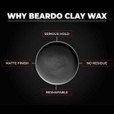 Beardo HAIR CLAY Wax - Strong Hold