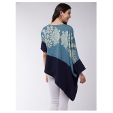 Zima Leto Crepe Regular Tops - Blue Single - XS