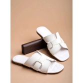 Shoetopia White Womens Flats - None