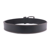 Red Tape Genuine Black Leather Belt For Men | Solid Leather Belt | Classic and Durable