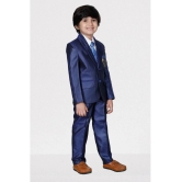 DKGF Fashion - Blue Polyester Boys Suit ( Pack of 1 ) - None