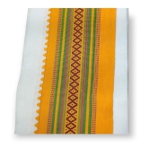 Abhikram - Cotton Bath Towel ( Pack of 1 ) - Yellow - Yellow