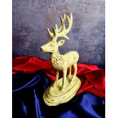 LUXURY GIFTING DEER METAL MARBLE FINISHED