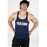 Fuaark - Navy Polyester Slim Fit Mens Tanks ( Pack of 1 ) - None