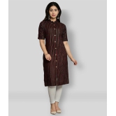 Glorious - Multicolor Rayon Women's Front Slit Kurti ( Pack of 1 ) - XXL