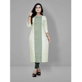 Lerkiza Off White Cotton Straight Kurti - Single - M