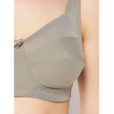 Clovia - Grey Melange Cotton Non Padded Womens Everyday Bra ( Pack of 1 ) - None