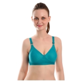 Elina Cotton T-Shirt Bra - Turquoise Single - 40C