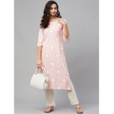 AMIRA'S INDIAN ETHNICWEAR - Pink Straight Rayon Women's Stitched Salwar Suit ( Pack of 1 ) - None