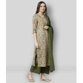 Janasya - Multicolor Straight Cotton Womens Stitched Salwar Suit ( Pack of 1 ) - None