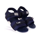 Aadi Blue Synthetic Leather Sandals - 10