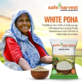 Safe Harvest White Poha, 500 Gm