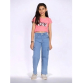 ICONIC ME- Kids Girls Premium Six Pocket Denim Jeans - None