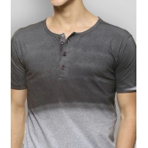 Campus Sutra - Grey Cotton Regular Fit  Mens T-Shirt ( Pack of 1 ) - None