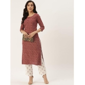 Kbz - Maroon Straight Rayon Women's Stitched Salwar Suit ( Pack of 1 ) - None