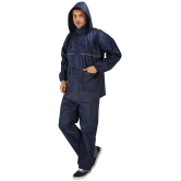 Goodluck Raincoat Set - Navy - None