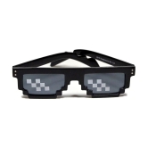 Creature Black Square Sunglasses ( Pack of 1 ) - Medium