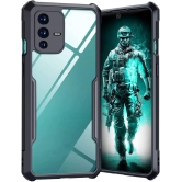 NBOX Bumper Cases Compatible For TPU Glossy Cases Vivo V23 Pro ( Pack of 1 ) - Transparent