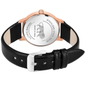 Loretta MT-361 Black Leather Belt Slim Dial Women