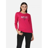 CHOZI - Pink Cotton Regular Fit Womens T-Shirt ( Pack of 1 ) - None