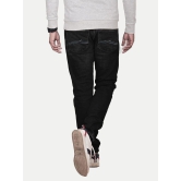 Men Basic Black Casual Denim Jeans