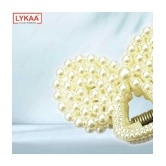 LYKAA White Girls Clutcher ( Pack of 5 ) - White