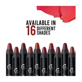 Seven Seas Matte Mood Non Transfer Crayon Lipstick | Long Lasting Crayon Lipstick (Fiery Maroon)