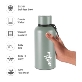 Milton Aura 500 Thermosteel Bottle, 520 ml, Grey | 24 Hours Hot and Cold | Easy to Carry | Rust Proof | Leak Proof | Tea | Coffee | Office| Gym | Home | Kitchen | Hiking | Trekking | Travel 