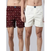 Joven Beige Cotton Mens Boxer- ( Pack of 2 ) - None