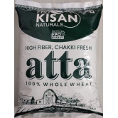 Whole Wheat Atta, High Fiber, Chakki Fresh, 5 kg