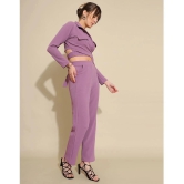 Selvia Lavender Dyed Pant Top Set - None