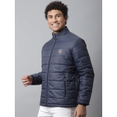 Rodamo Men Striped Windcheater Longline Padded Jacket