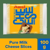 Amul Cheese Slices - Rich In Protein, Wholesome, No Added Sugar, 100 G (5 Slices)