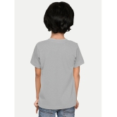 Radprix Grey Cotton Blend Boys T-Shirt ( Pack of 1 ) - None