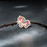 Wooden Rakhi | Unicorn