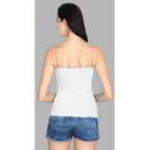 Madam Camisole Cotton Blended Camisoles - White Single - None