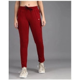 Addyvero Maroon Cotton Blend Trackpants - Single - 36