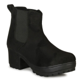 Saheb - Black Womens Ankle Length Boots - None