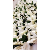 Padmavathi Enterprises Jasmine White Artificial Flowers - Pack of 4