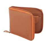 samtroh - PU TAN Men''s Regular Wallet ( Pack of 1 ) - Tan