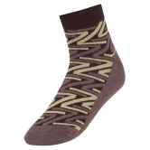 Creature Brown Formal Ankle Length Socks Pack of 3 - Brown