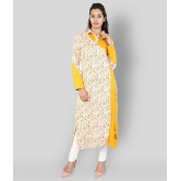 Rangun - Multicolor Rayon Womens Angrakha Kurti - L