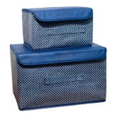 Sunesh creation - Foldable Non Woven Clothes Organisers Box (Pack of 2)