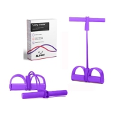 SLOVIC Tummy Trimmer | Ab Workout | for Men & Women | Strengthens & Tones Stomach Muscles | Waist Exercise & Muscle Toning | Purple (2 Tube) | 3 Years Warrantyâ?¦ - Single Spring