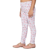 2K KIDS Girls Ankle Legging Viscose All Over Printed  (Pink Flower,910Y) - Pack Of 1 (2KGALVAOP_PF_910Y) - None