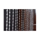 YUTIRITI Single Door Beaded String Curtain - Silver